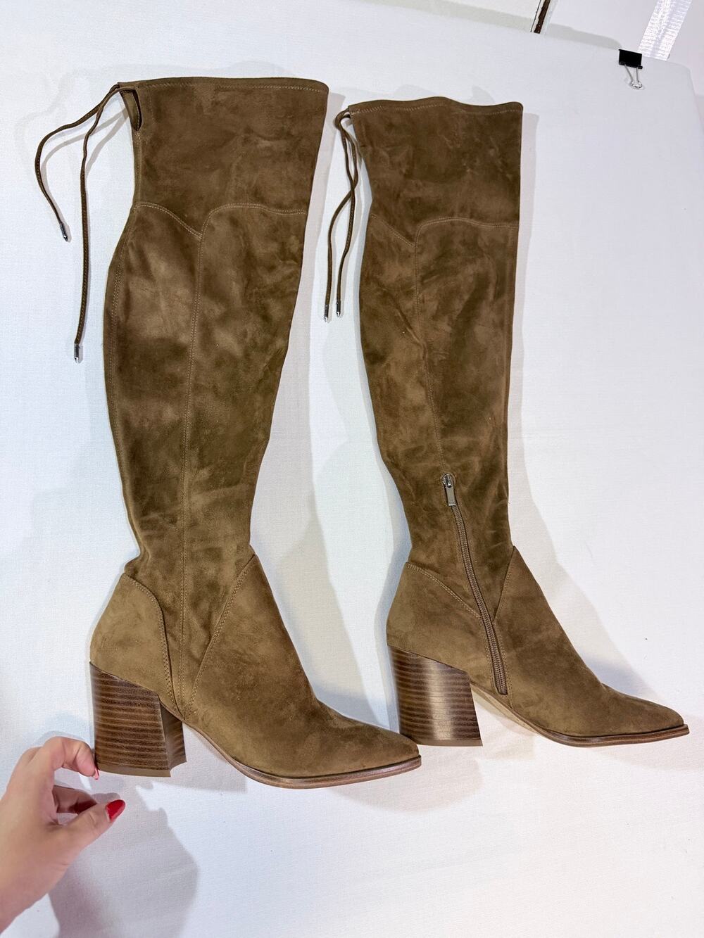 Marc Fisher thigh high suede boots